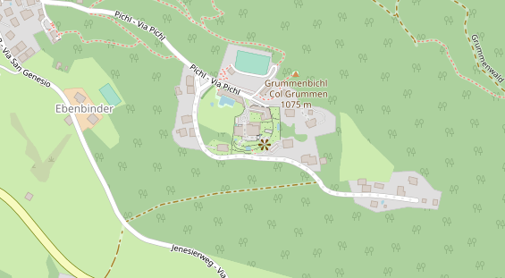 Restaurant auf Karte