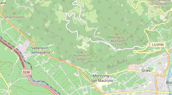 Restaurant auf Karte