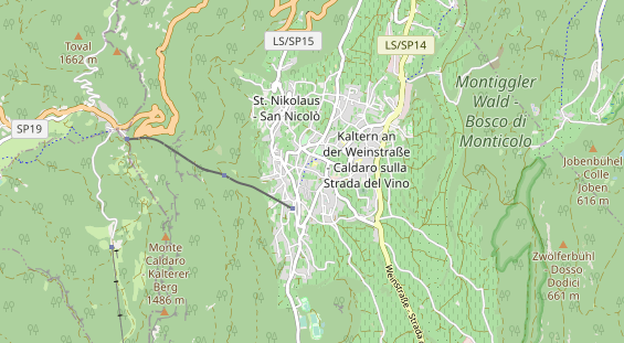 Restaurant auf Karte