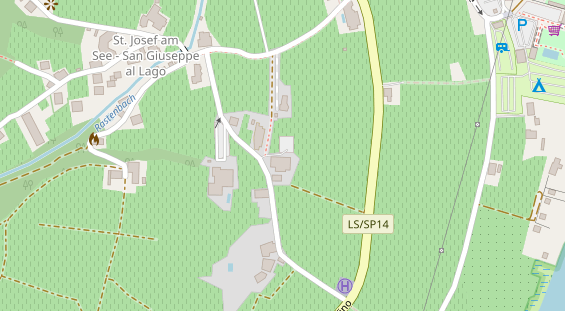 Restaurant auf Karte