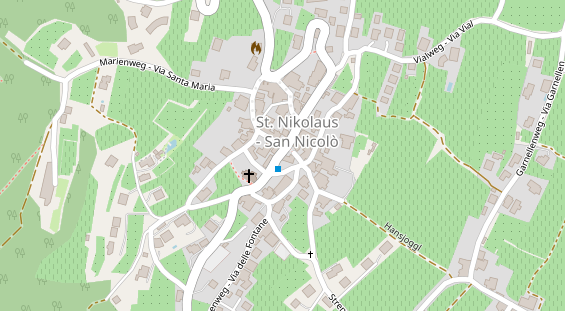 Restaurant auf Karte