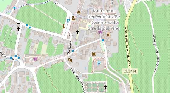 Restaurant auf Karte