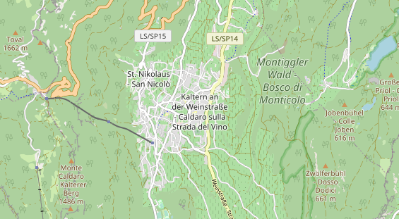 Restaurant auf Karte