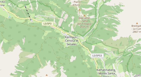 Restaurant auf Karte