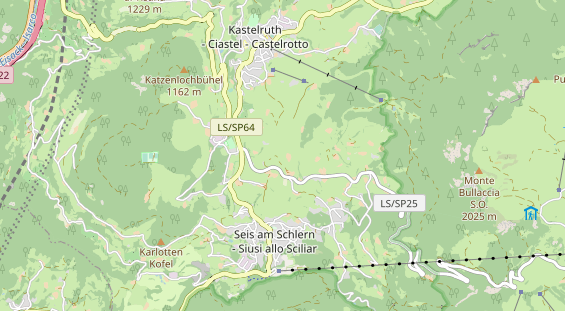 Restaurant auf Karte