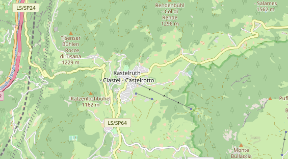 Restaurant auf Karte