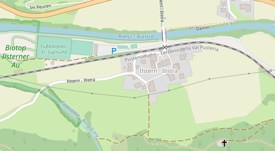 Restaurant auf Karte