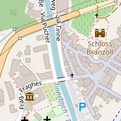 Restaurant auf Karte