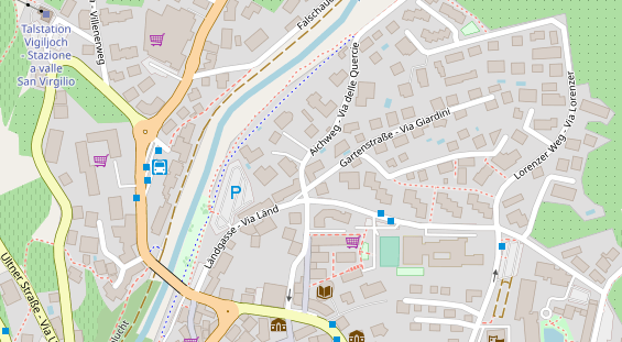 Restaurant auf Karte