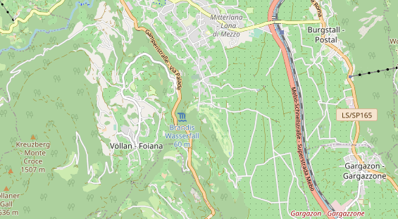 Restaurant auf Karte