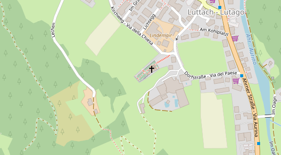 Restaurant auf Karte