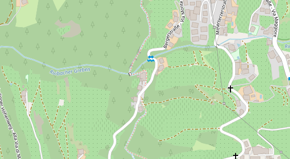 Restaurant auf Karte