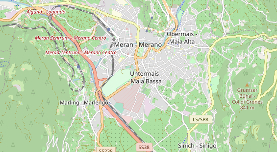 Restaurant auf Karte