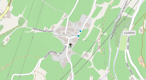 Restaurant auf Karte