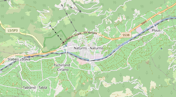 Restaurant auf Karte