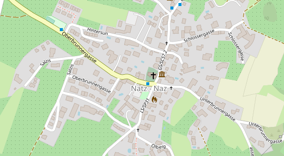 Restaurant auf Karte