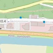 Restaurant auf Karte