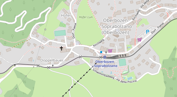 Restaurant auf Karte