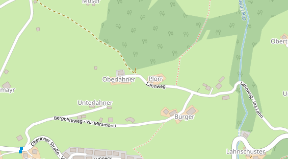 Restaurant auf Karte