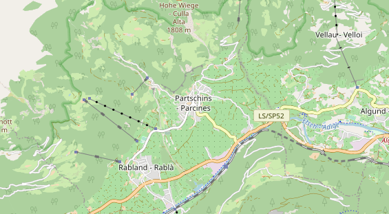 Restaurant auf Karte