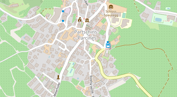 Restaurant auf Karte