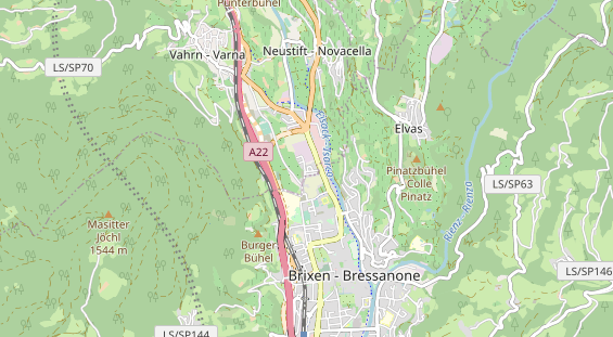 Restaurant auf Karte