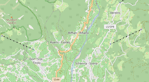 Restaurant auf Karte