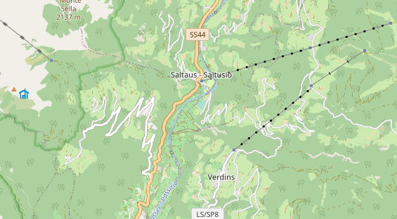 Restaurant auf Karte