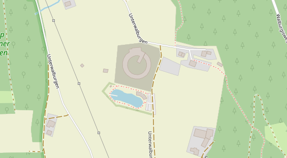 Restaurant auf Karte