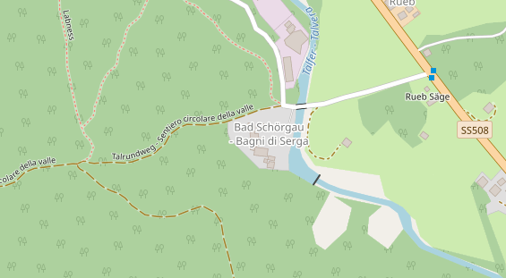 Restaurant auf Karte