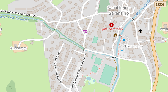 Restaurant auf Karte