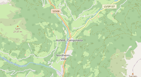 Restaurant auf Karte