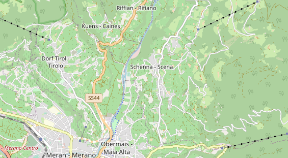 Restaurant auf Karte
