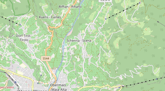 Restaurant auf Karte