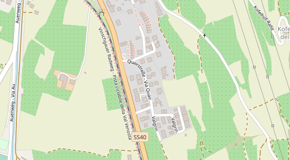 Restaurant auf Karte