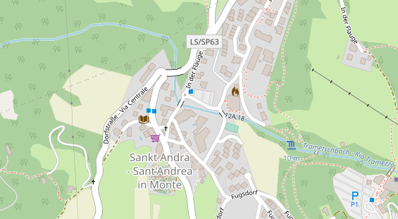 Restaurant auf Karte