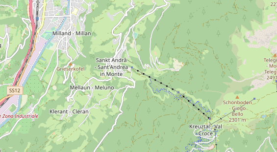 Restaurant auf Karte