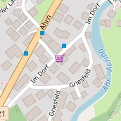 Restaurant auf Karte