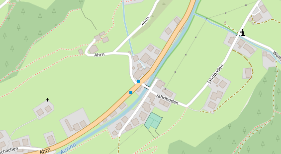 Restaurant auf Karte