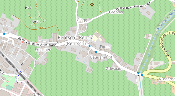 Restaurant auf Karte