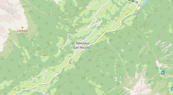 Restaurant auf Karte