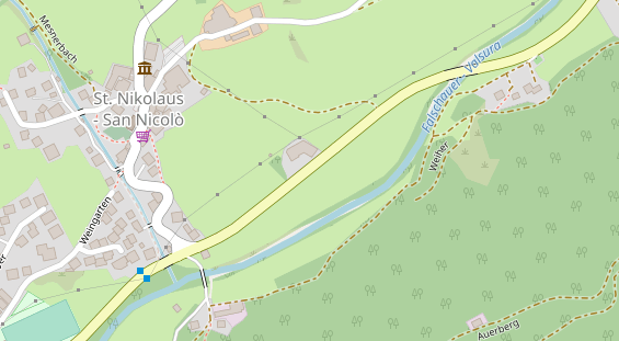 Restaurant auf Karte