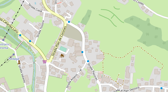 Restaurant auf Karte