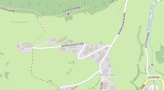 Restaurant auf Karte