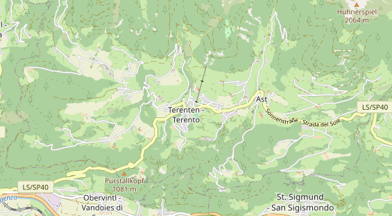 Restaurant auf Karte