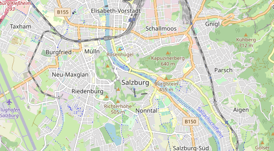 Restaurant auf Karte