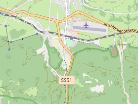 Restaurant auf Karte