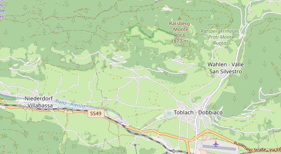 Restaurant auf Karte