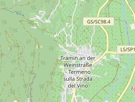 Restaurant auf Karte