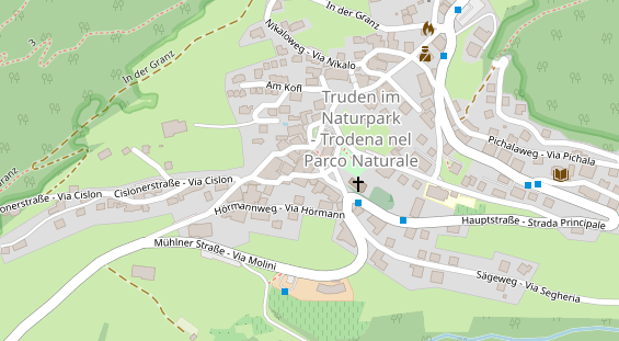 Restaurant auf Karte